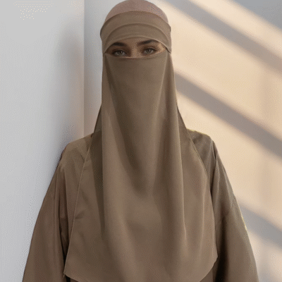 Niqab de Gasa Transpirable