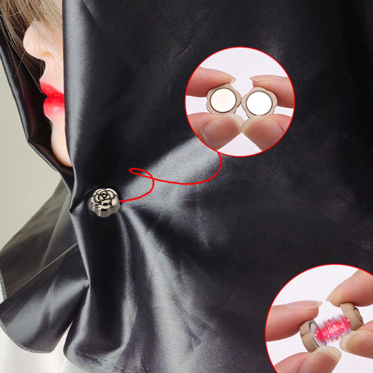 Broches Magnéticos para Hijab